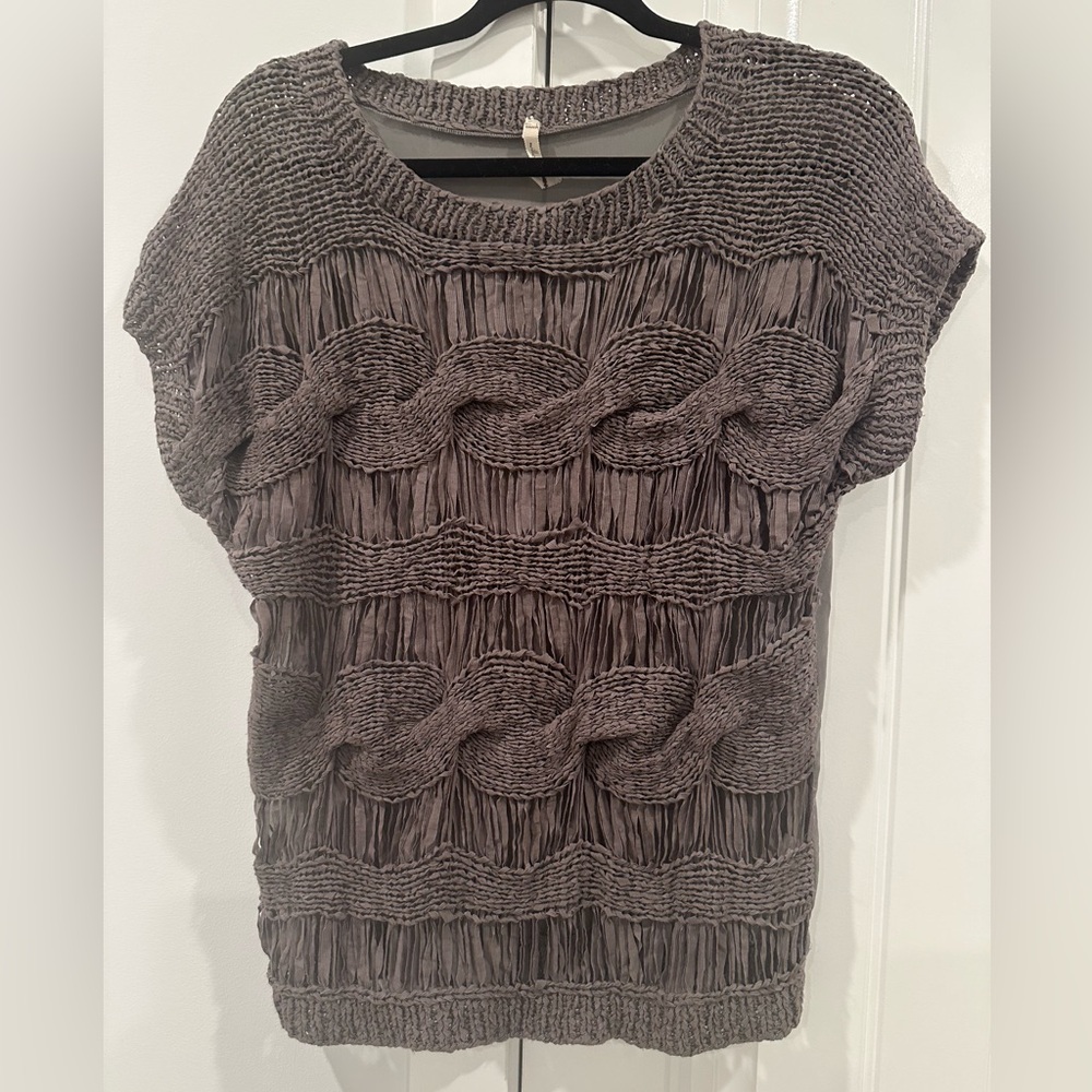 Willow and Clay Pug Sweater Small